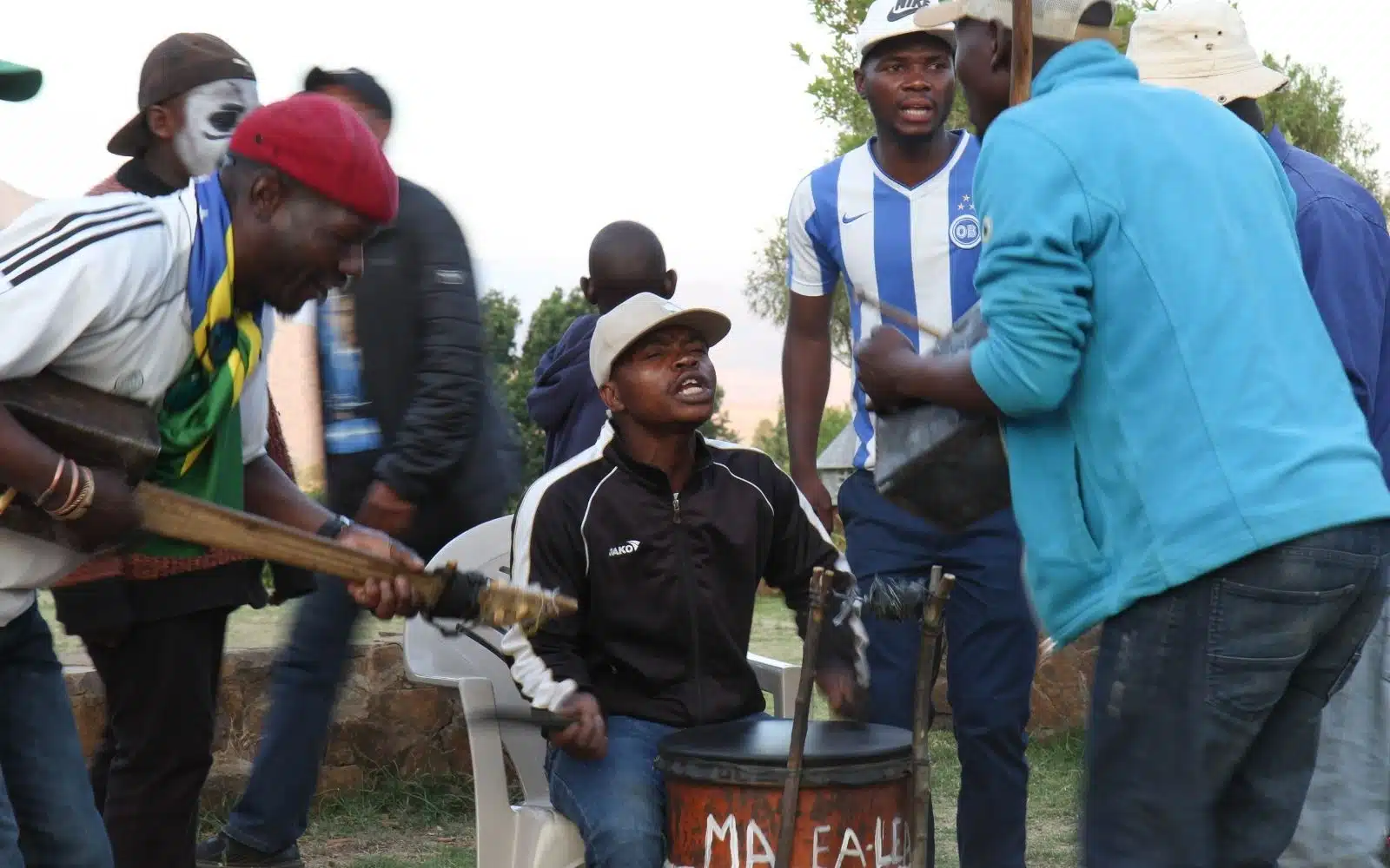 safari afrique du sud musiciens